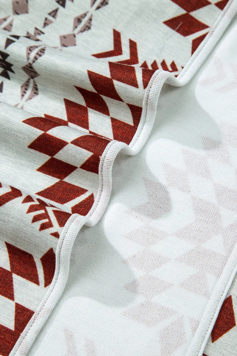 Lightweight Brown Tribal Print | Cardigan