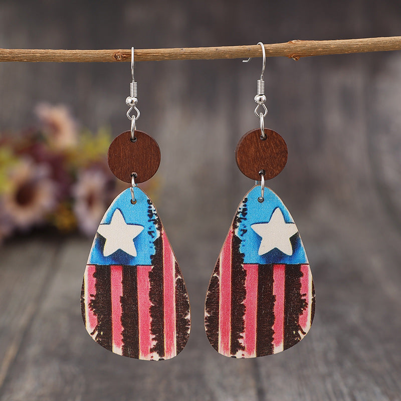 Flag Star & Stripes | Earrings