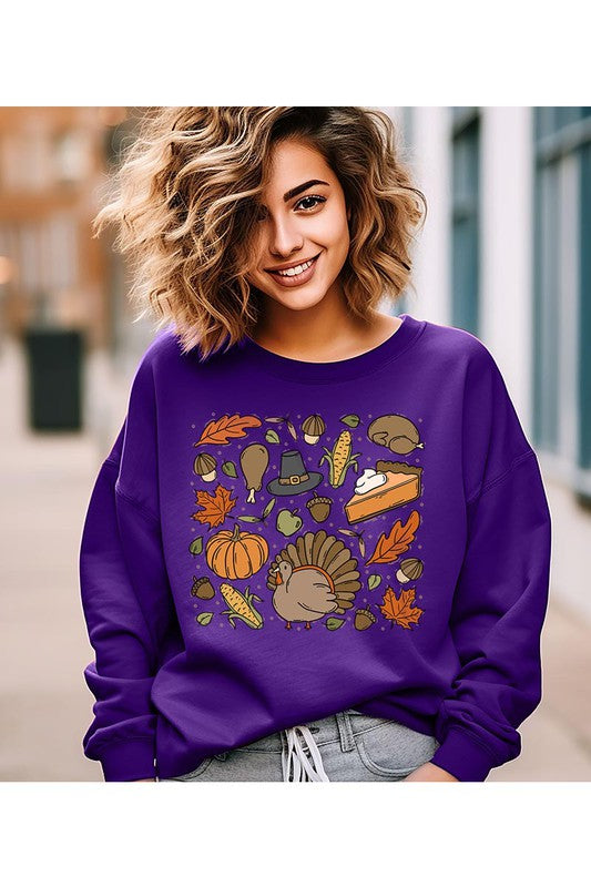 Thanksgiving Doodles | Sweatshirt