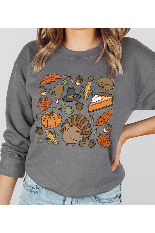 Thanksgiving Doodles | Sweatshirt