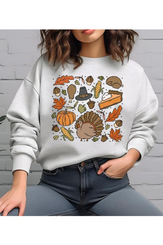 Thanksgiving Doodles | Sweatshirt