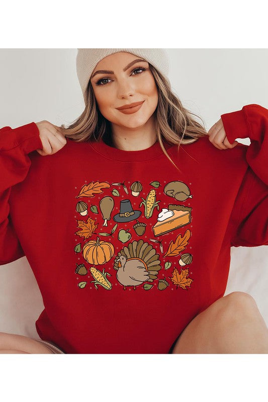 Thanksgiving Doodles | Sweatshirt
