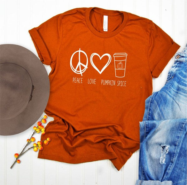 Peace Love Pumpkin Spice | Tee