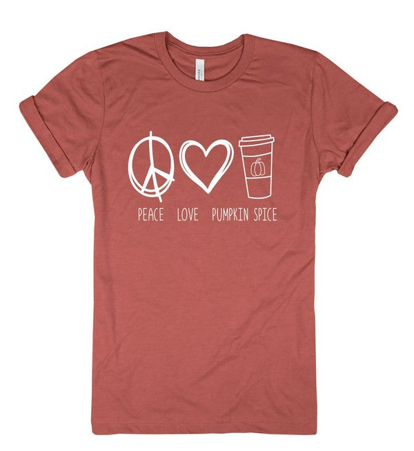 Peace Love Pumpkin Spice | Tee