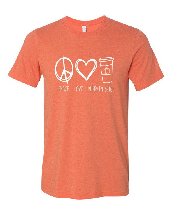 Peace Love Pumpkin Spice | Tee