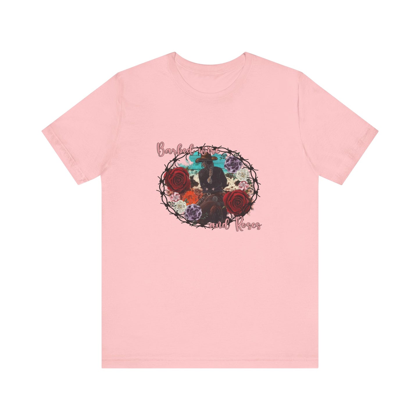 Barbed Wire And Roses | Graphic Tee