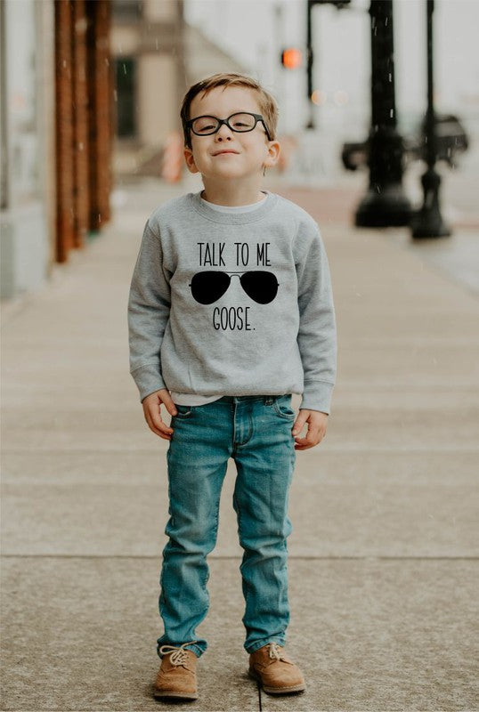Toddler Talk to Me Goose | Sweatshirt