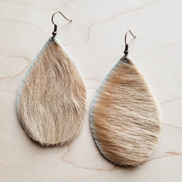 Brindle Hair on Hide | Earrings