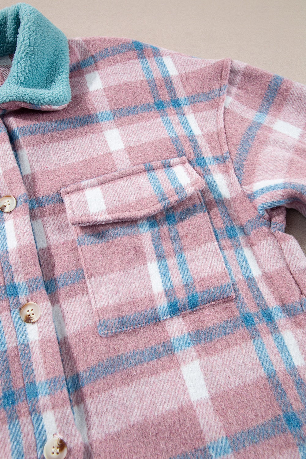 Plaid Collared Neck | Shacket
