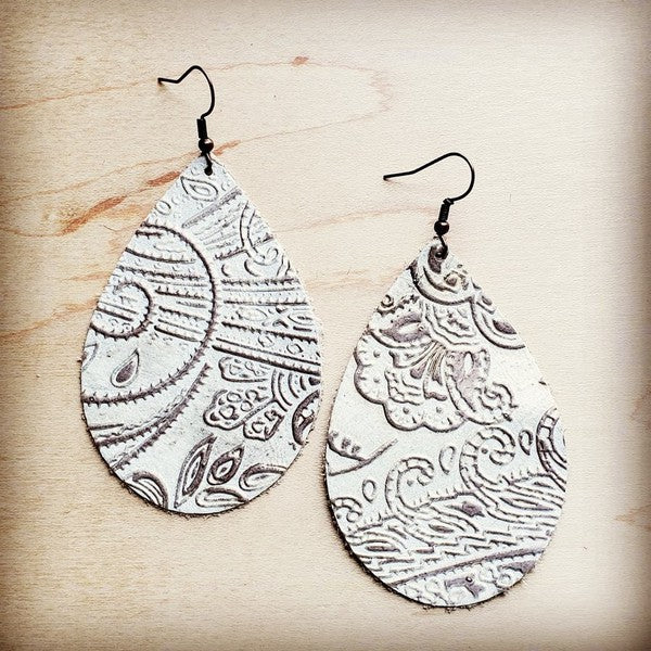 Cream Paisley | Earrings