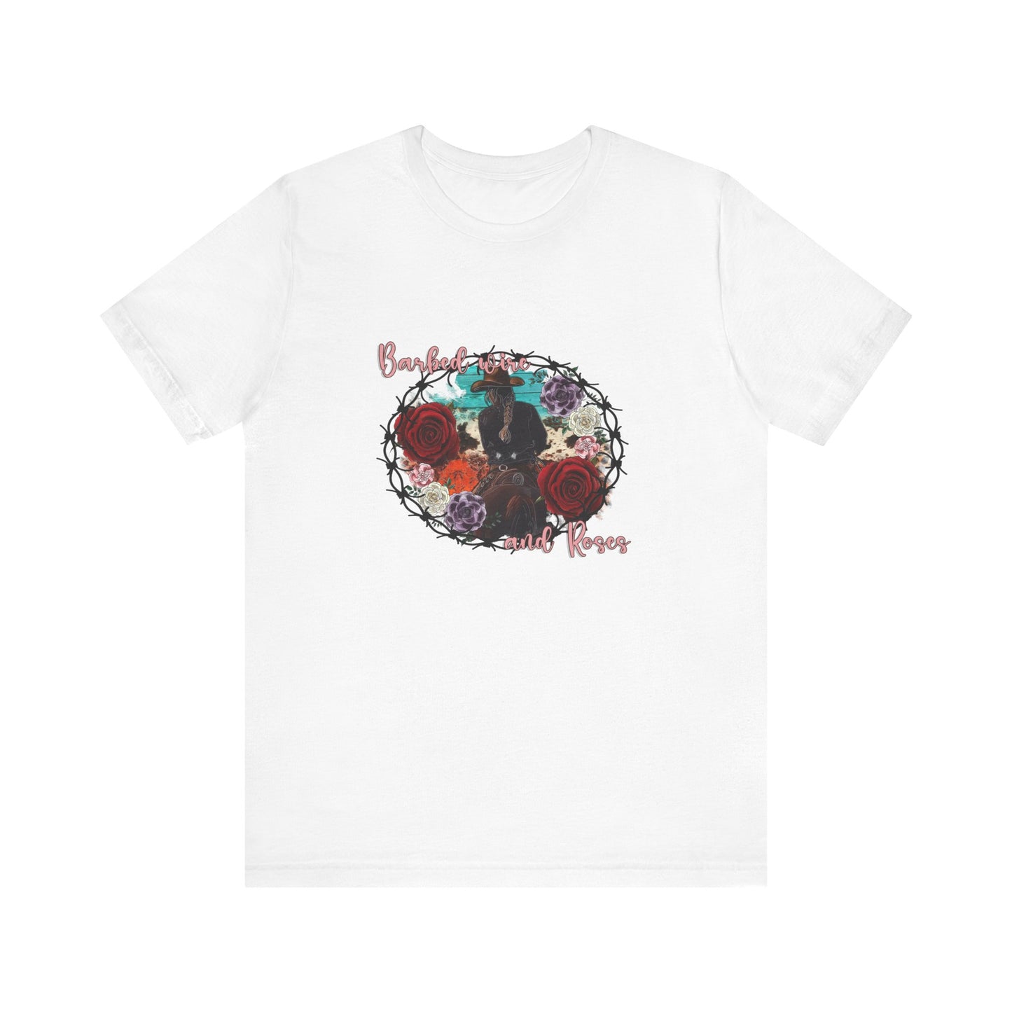 Barbed Wire And Roses | Graphic Tee