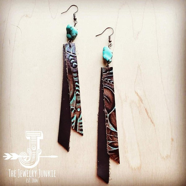 Turquoise Floral | Earrings