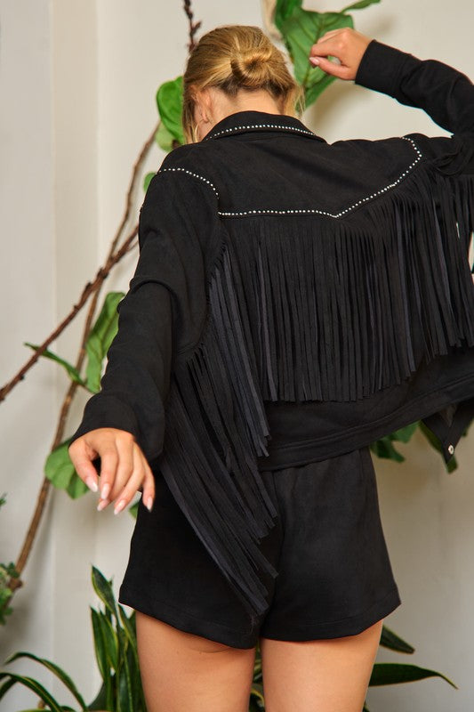 Fringe Studded | Jacket