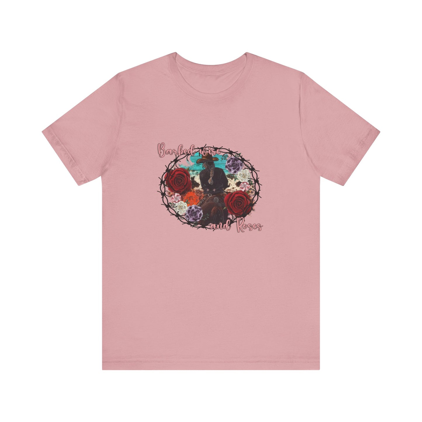 Barbed Wire And Roses | Graphic Tee