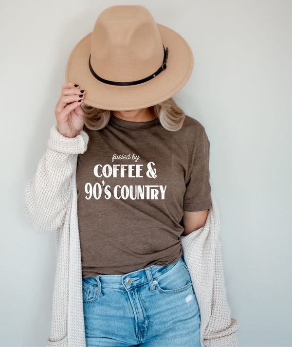 Fueled by Coffee and 90s Country | Graphic Tee