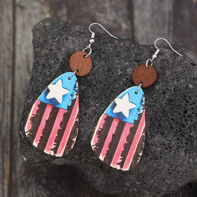 Flag Star & Stripes | Earrings