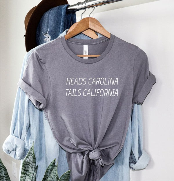 Heads Carolina Tails California | Tee