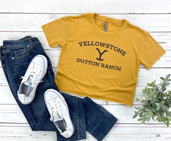 Yellowstone Dutton Ranch | Cropped Tee