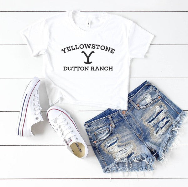 Yellowstone Dutton Ranch | Cropped Tee