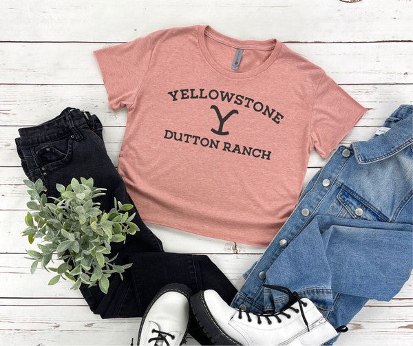 Yellowstone Dutton Ranch | Cropped Tee