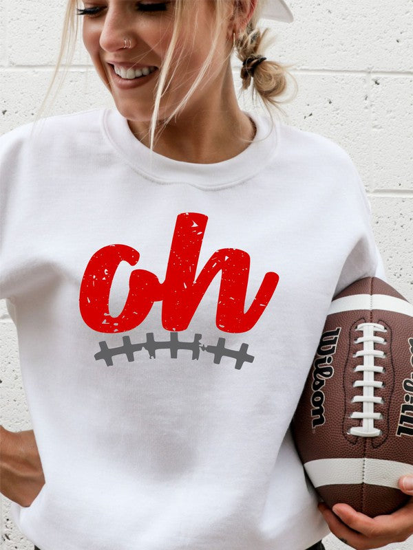 Ohio Football Stitch | Sweatshirt