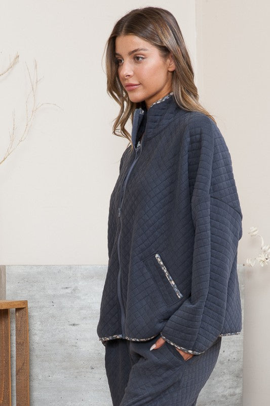 Charcoal Quilt | Jacket