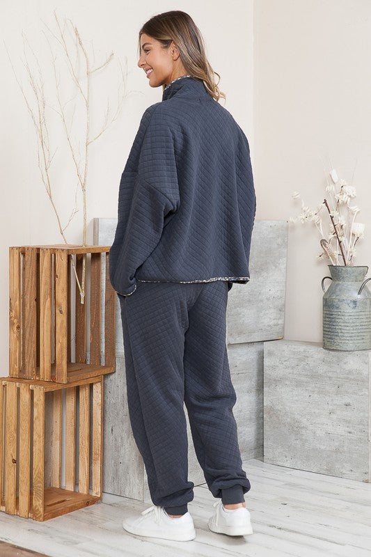 Charcoal Quilt | Jacket