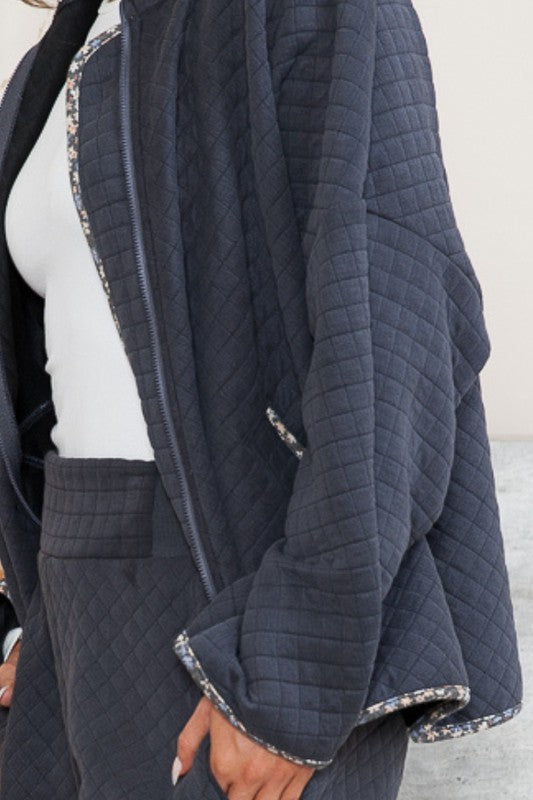 Charcoal Quilt | Jacket