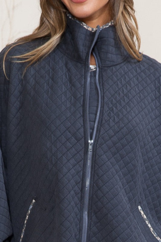 Charcoal Quilt | Jacket