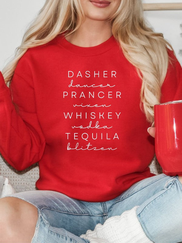 Drunken Reindeer Script | Sweatshirt