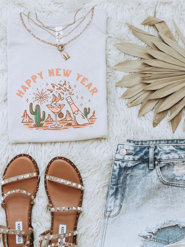 Happy New Year Cowgirl | Tee