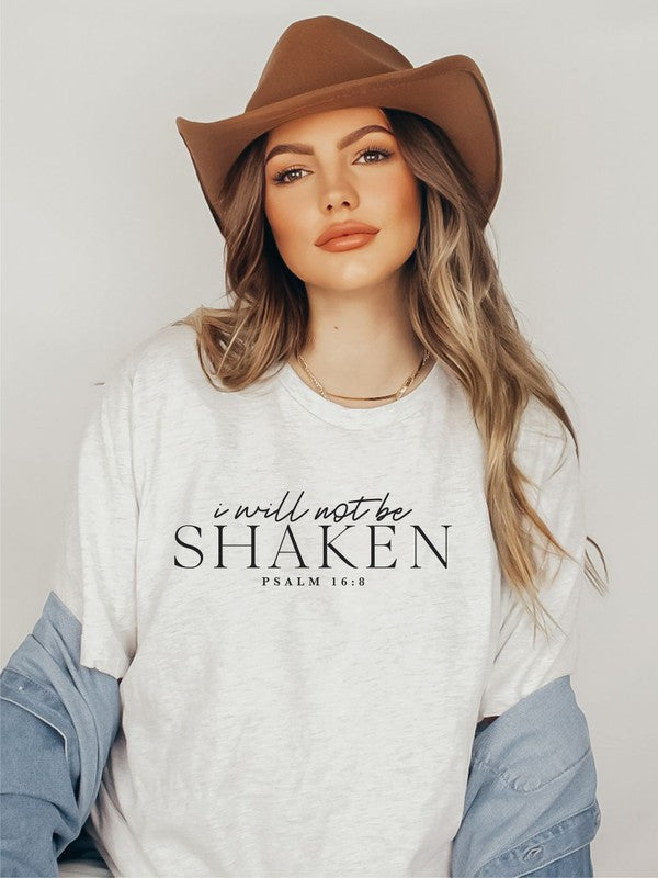 I Will Not Be Shaken | Tee