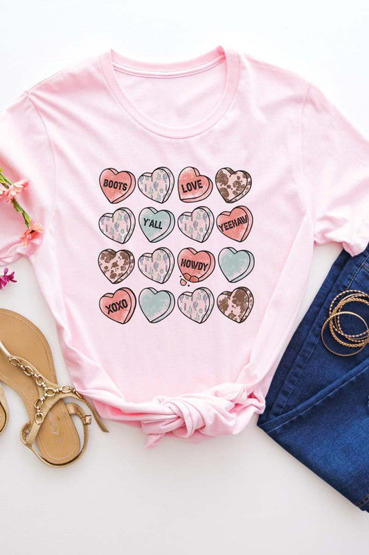 Candy Hearts | Graphic Tee
