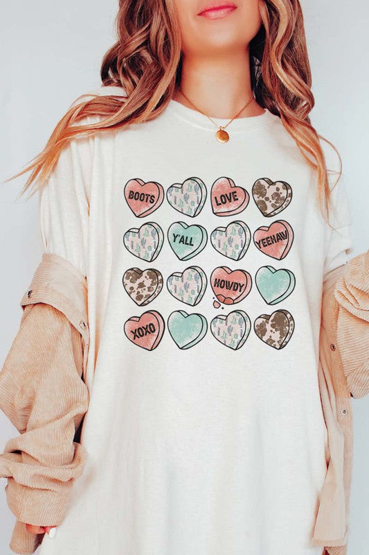 Candy Hearts | Graphic Tee