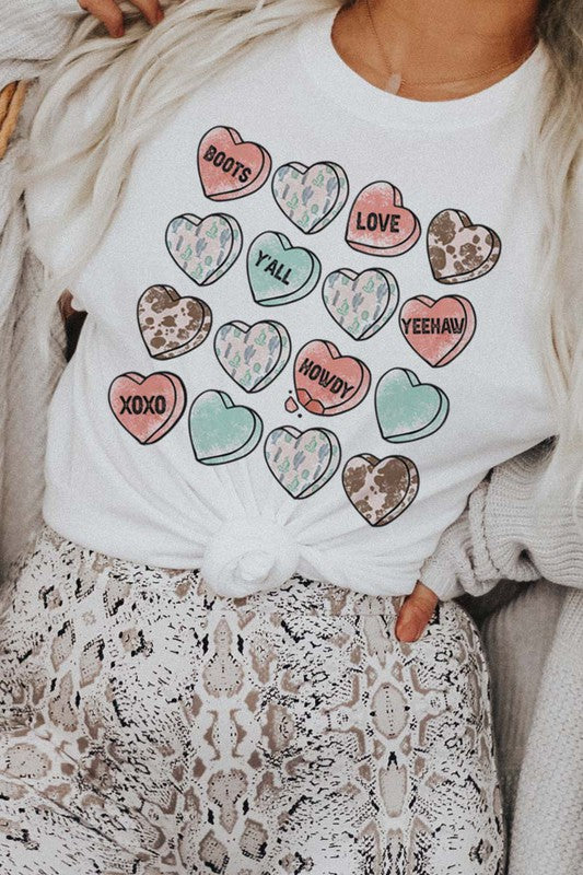 Candy Hearts | Graphic Tee