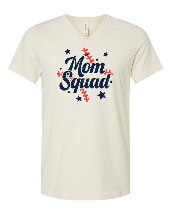 Mom Squad | V-Neck Tee
