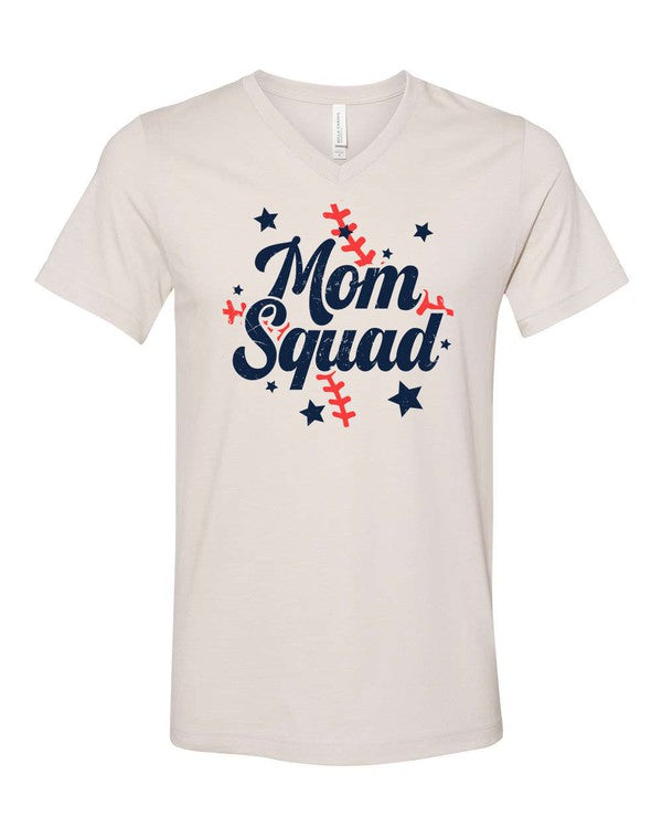 Mom Squad | V-Neck Tee