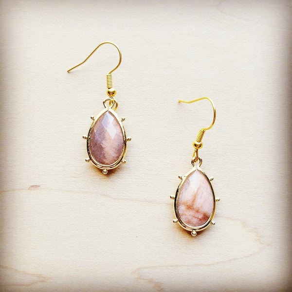 Genuine Sunstone | Earrings