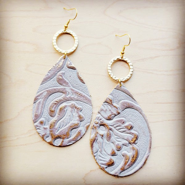 Gilded Cowboy w/ Matte Gold Hoop | Earrings