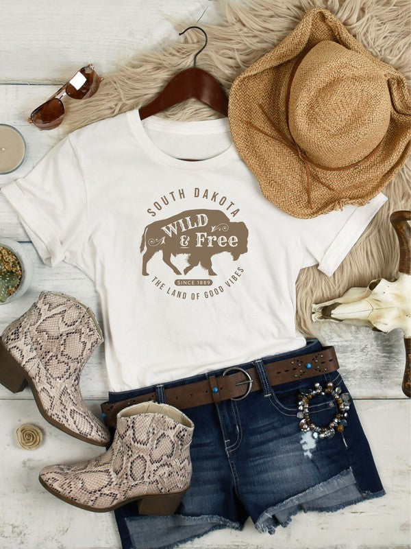 South Dakota Wild & Free | Tee