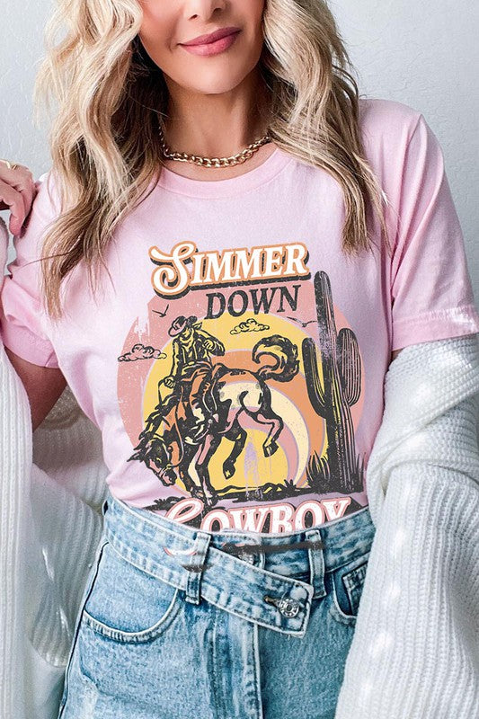 Simmer Down Cowboy | Graphic Tee