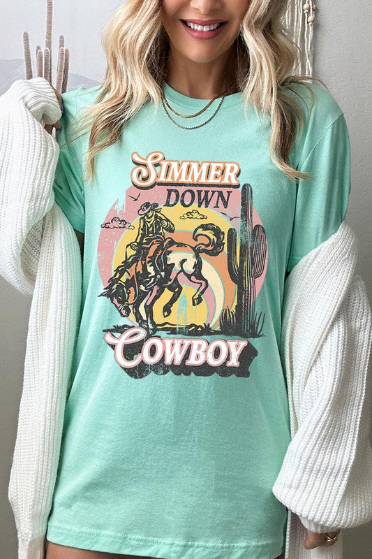 Simmer Down Cowboy | Graphic Tee