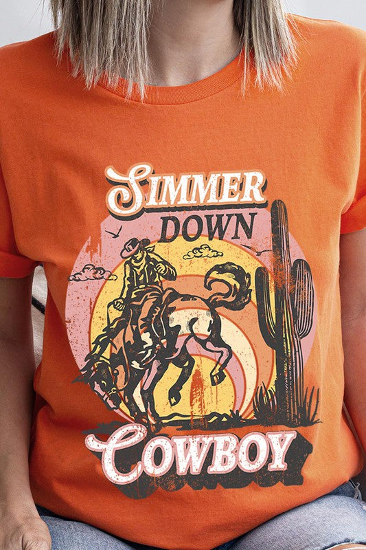 Simmer Down Cowboy | Graphic Tee