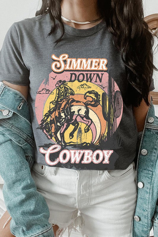 Simmer Down Cowboy | Graphic Tee