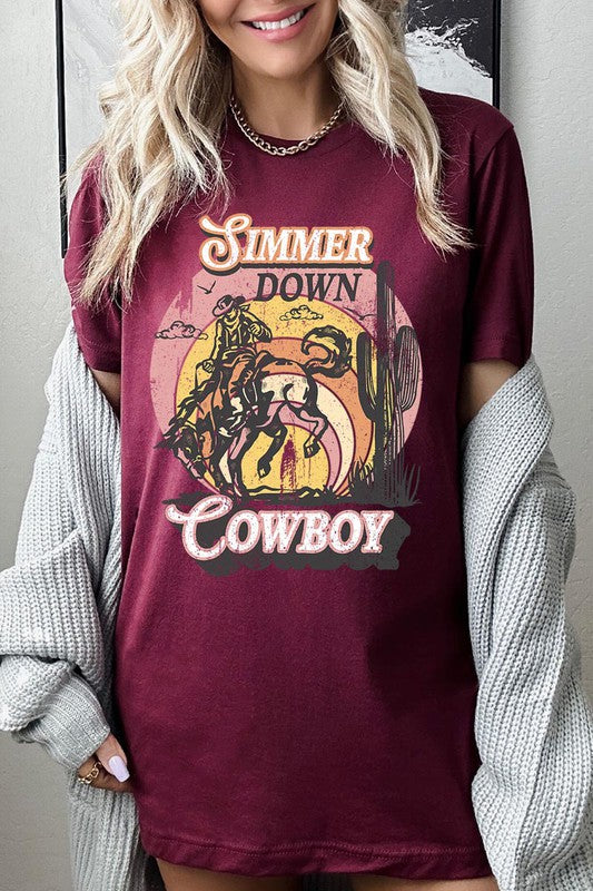 Simmer Down Cowboy | Graphic Tee