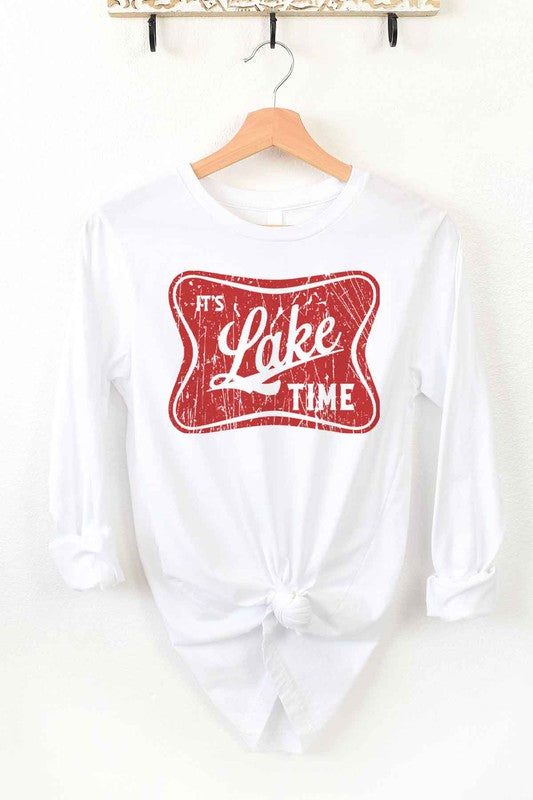 It's Lake Time | Long Sleeve Graphic Tee