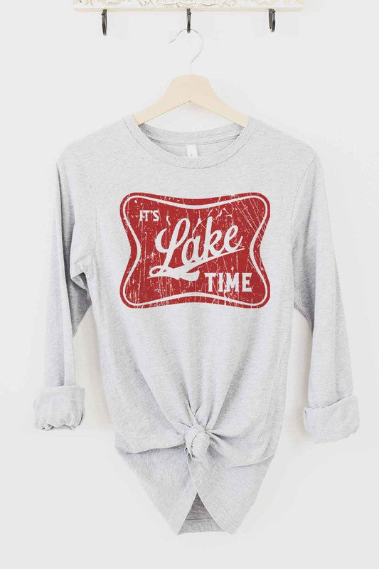 It's Lake Time | Long Sleeve Graphic Tee