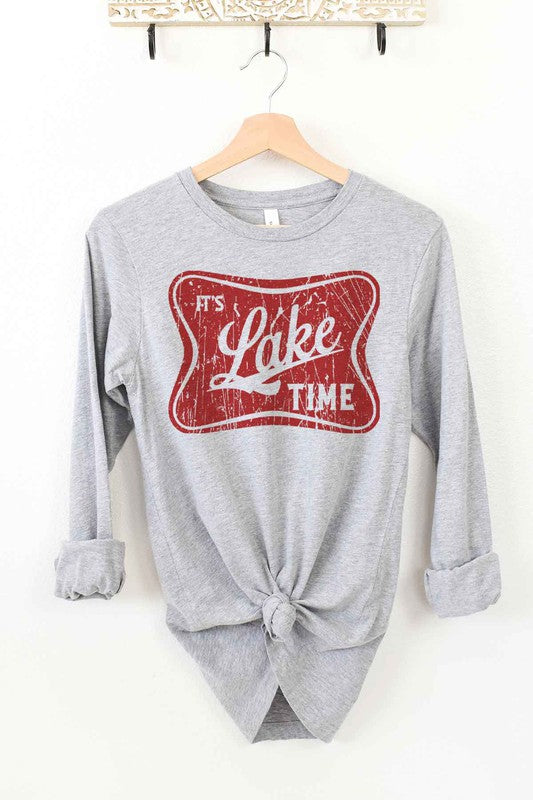 It's Lake Time | Long Sleeve Graphic Tee