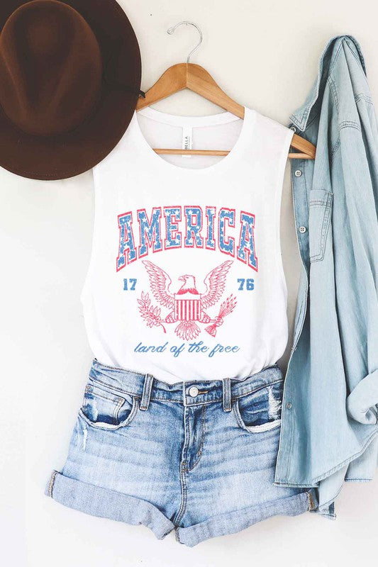 Land Of The Free | Muscle Tank