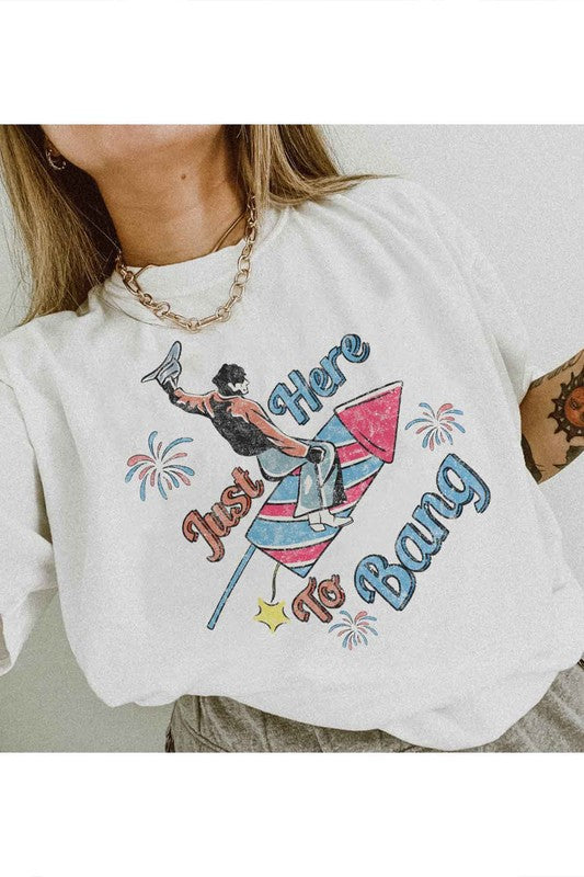 Just Here To Bang | Tee